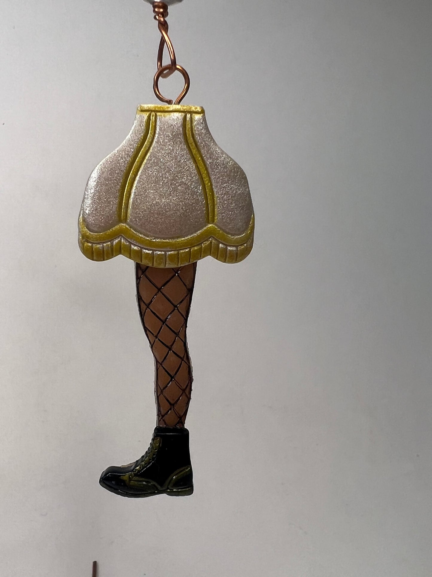 White Leg Lamp Ornament