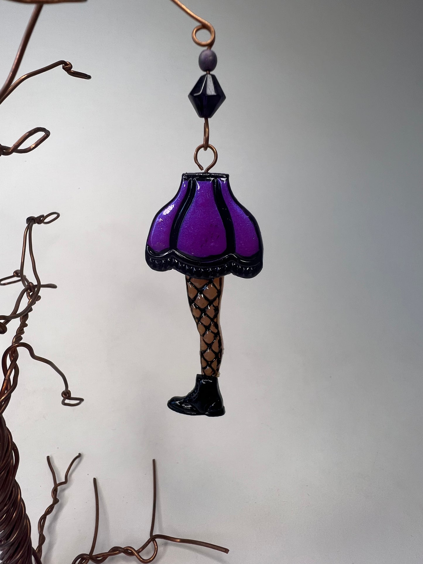 Purple Leg Lamp Ornament