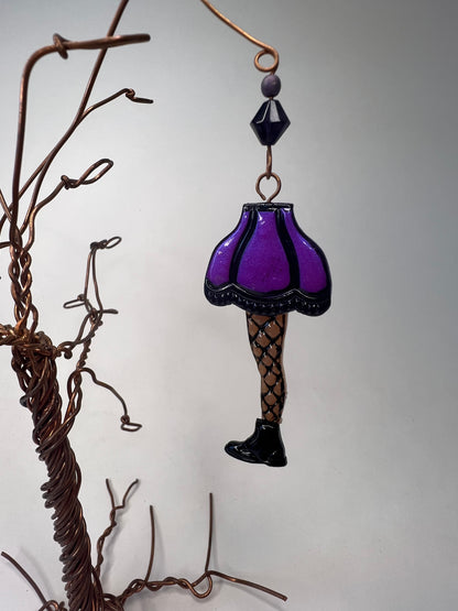 Purple Leg Lamp Ornament