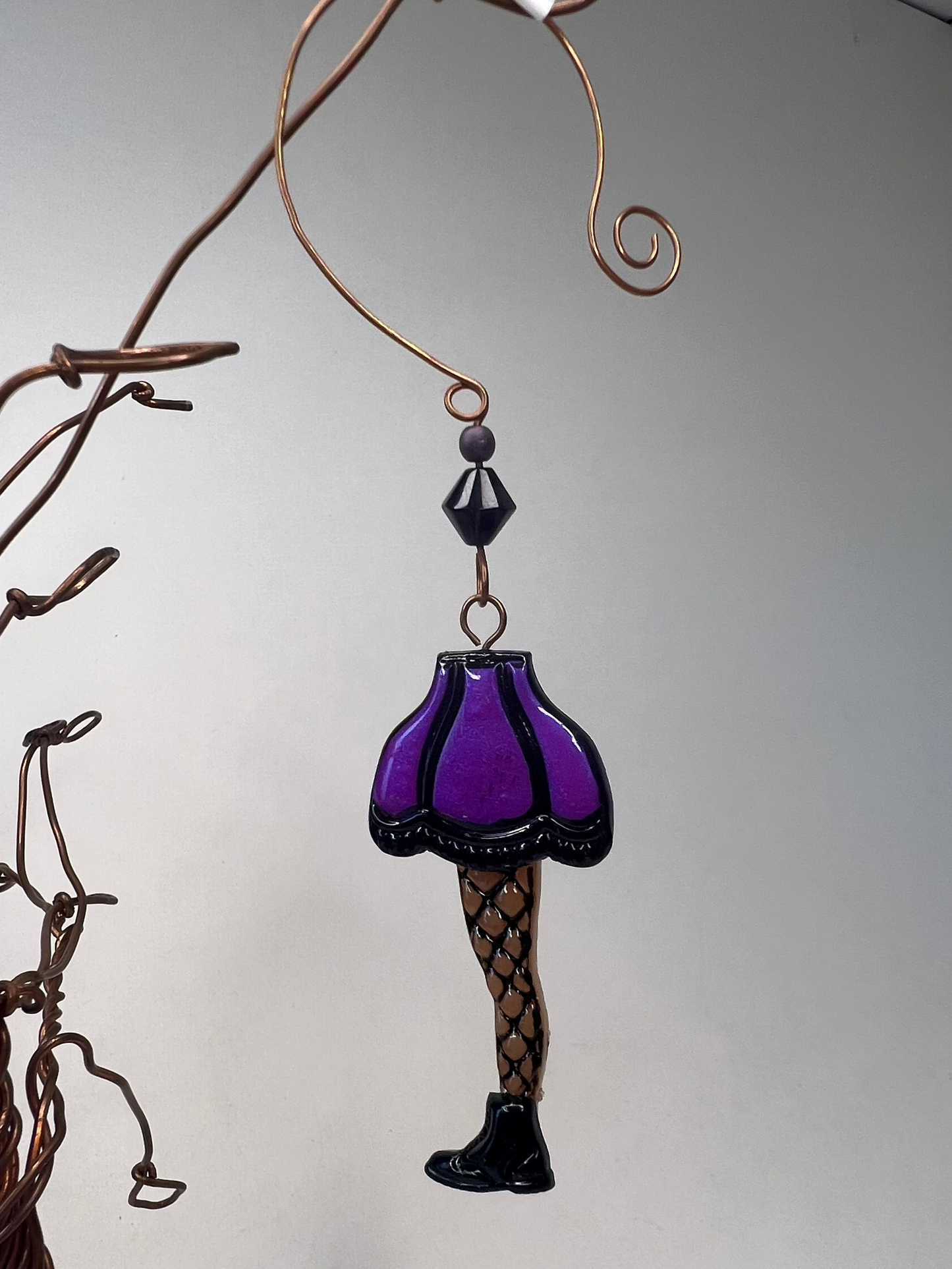 Purple Leg Lamp Ornament