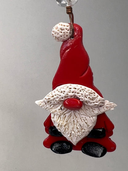 Santa Gnome Ornament