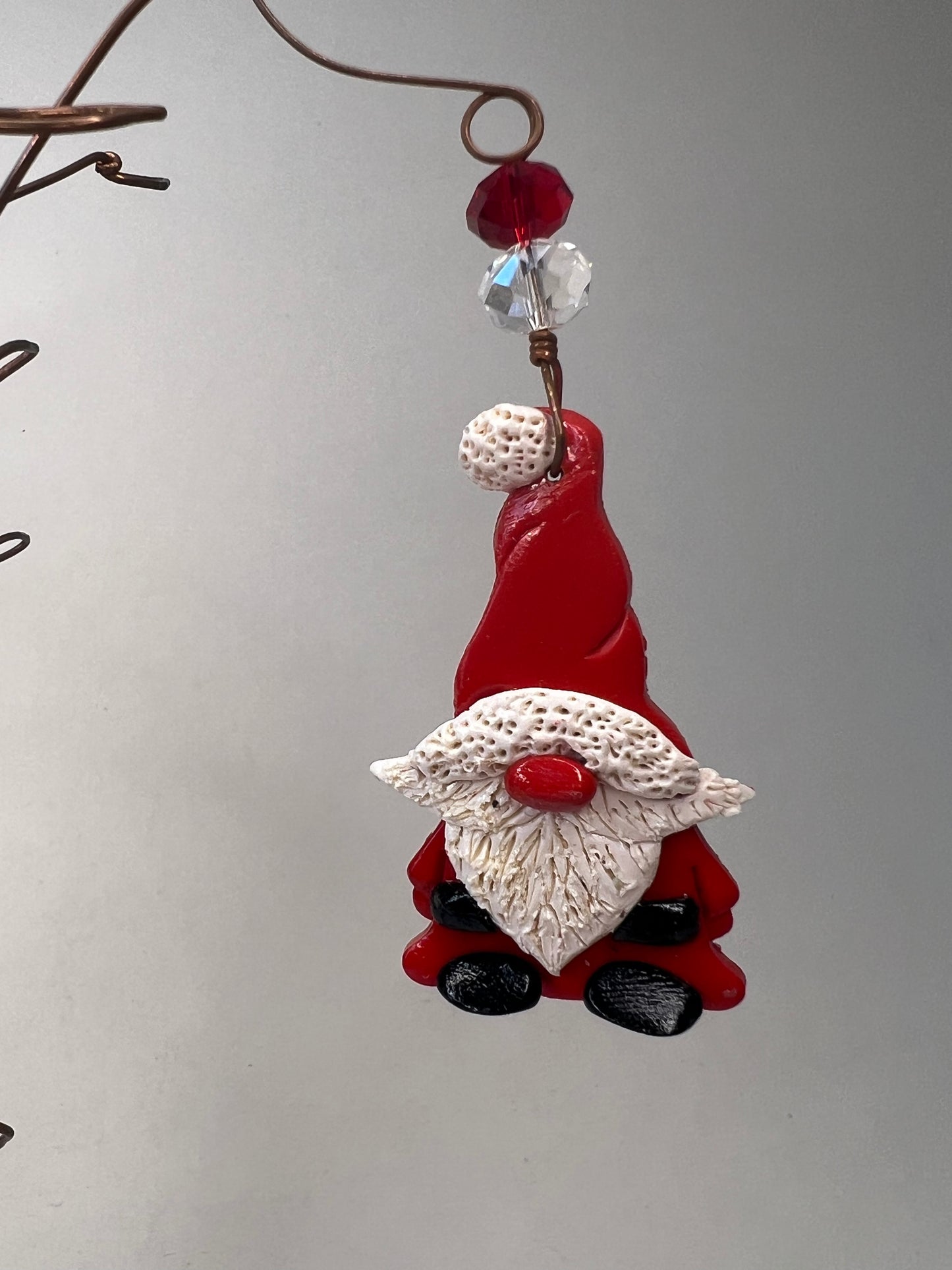 Santa Gnome Ornament