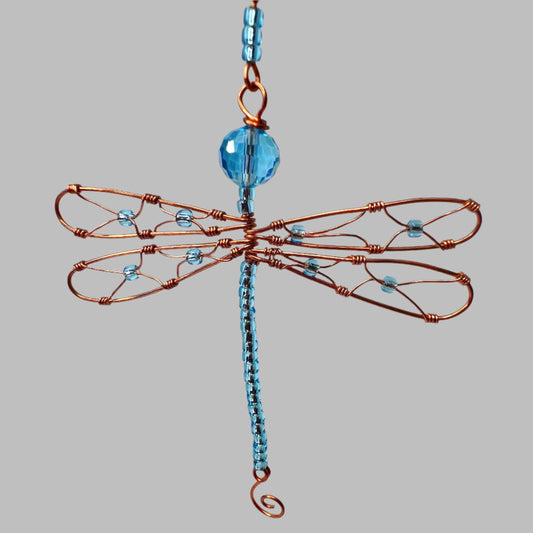 Light Blue Dragonfly Ornament