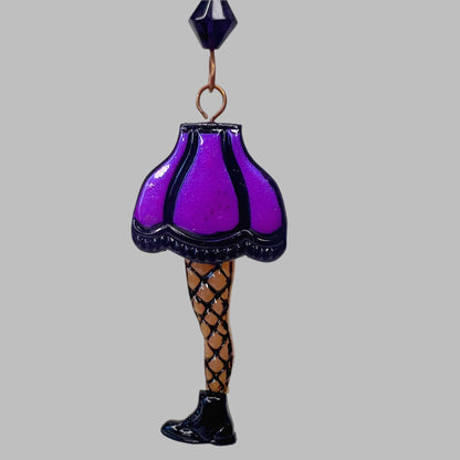 Purple Leg Lamp Ornament