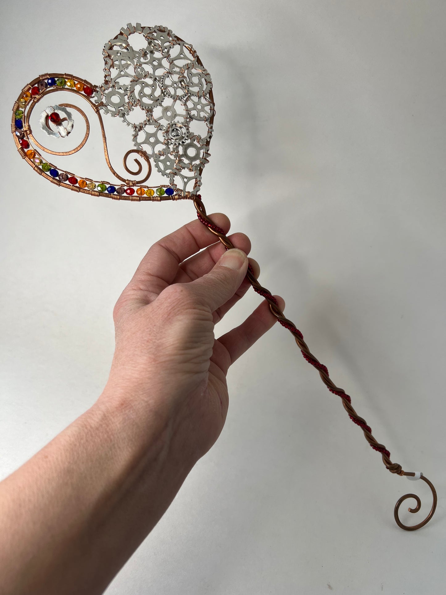 Steampunk Heart Scepter