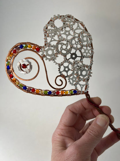 Steampunk Heart Scepter