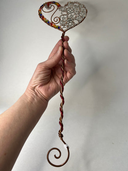 Steampunk Heart Scepter