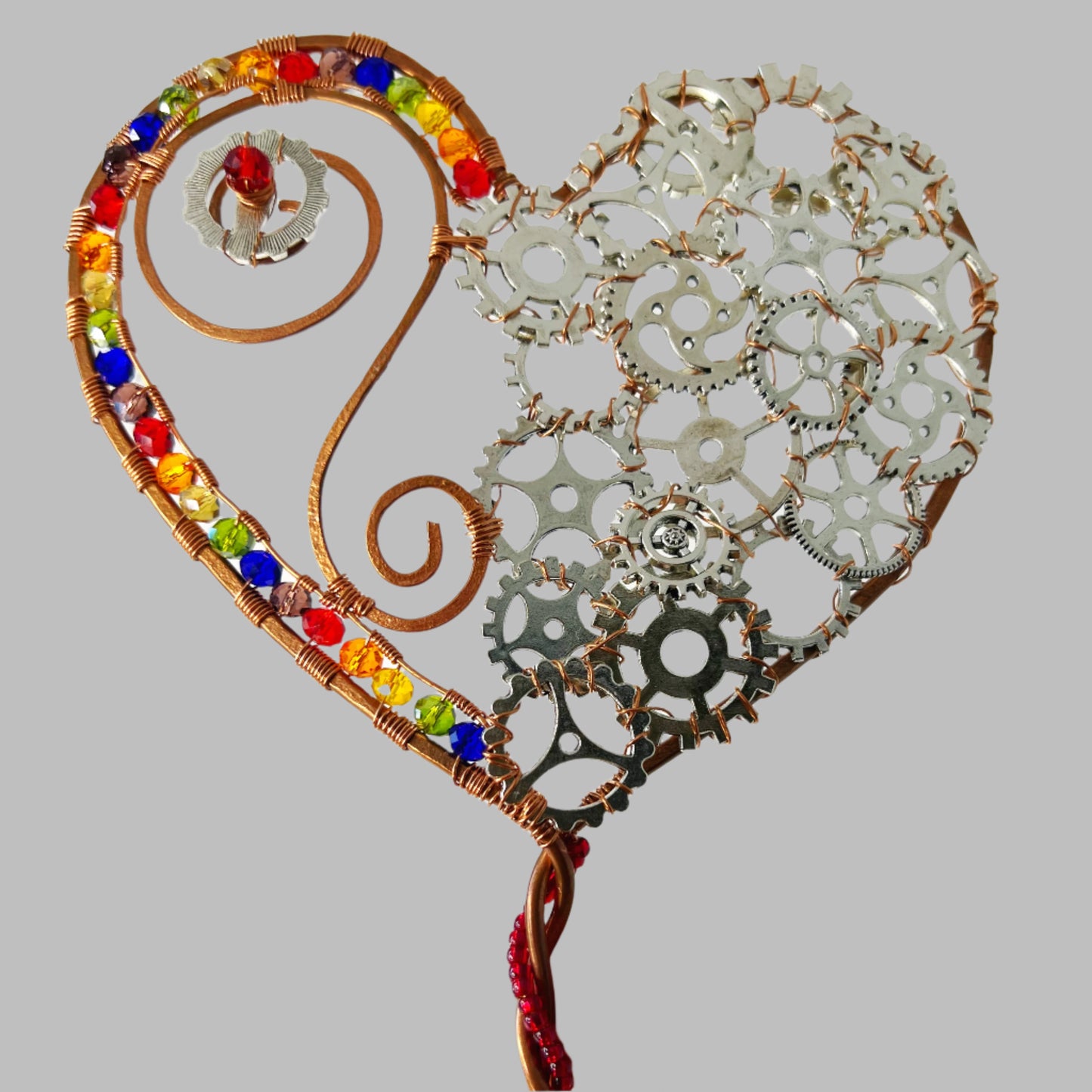 Steampunk Heart Scepter