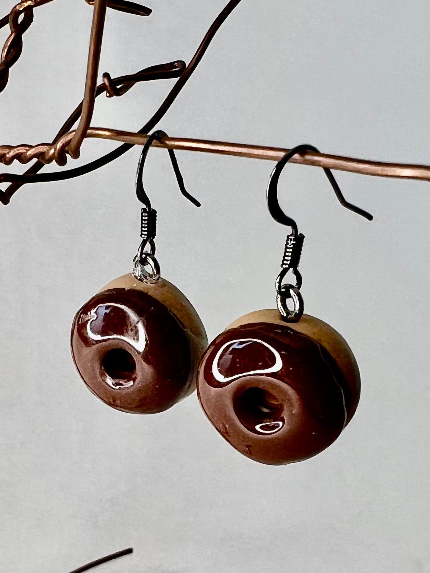 Polymer Donut Earrings