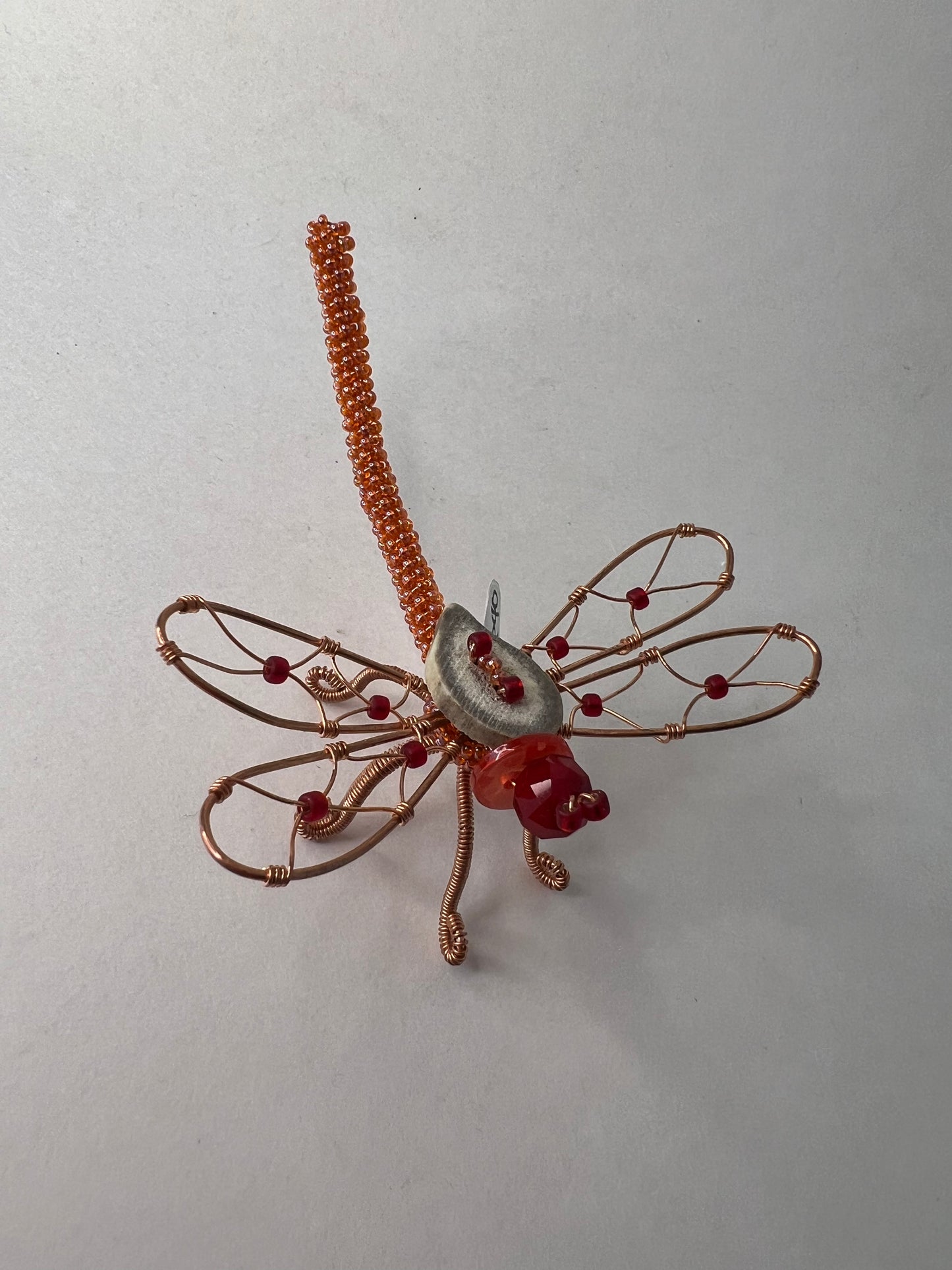 Red Dragonfly Decoration