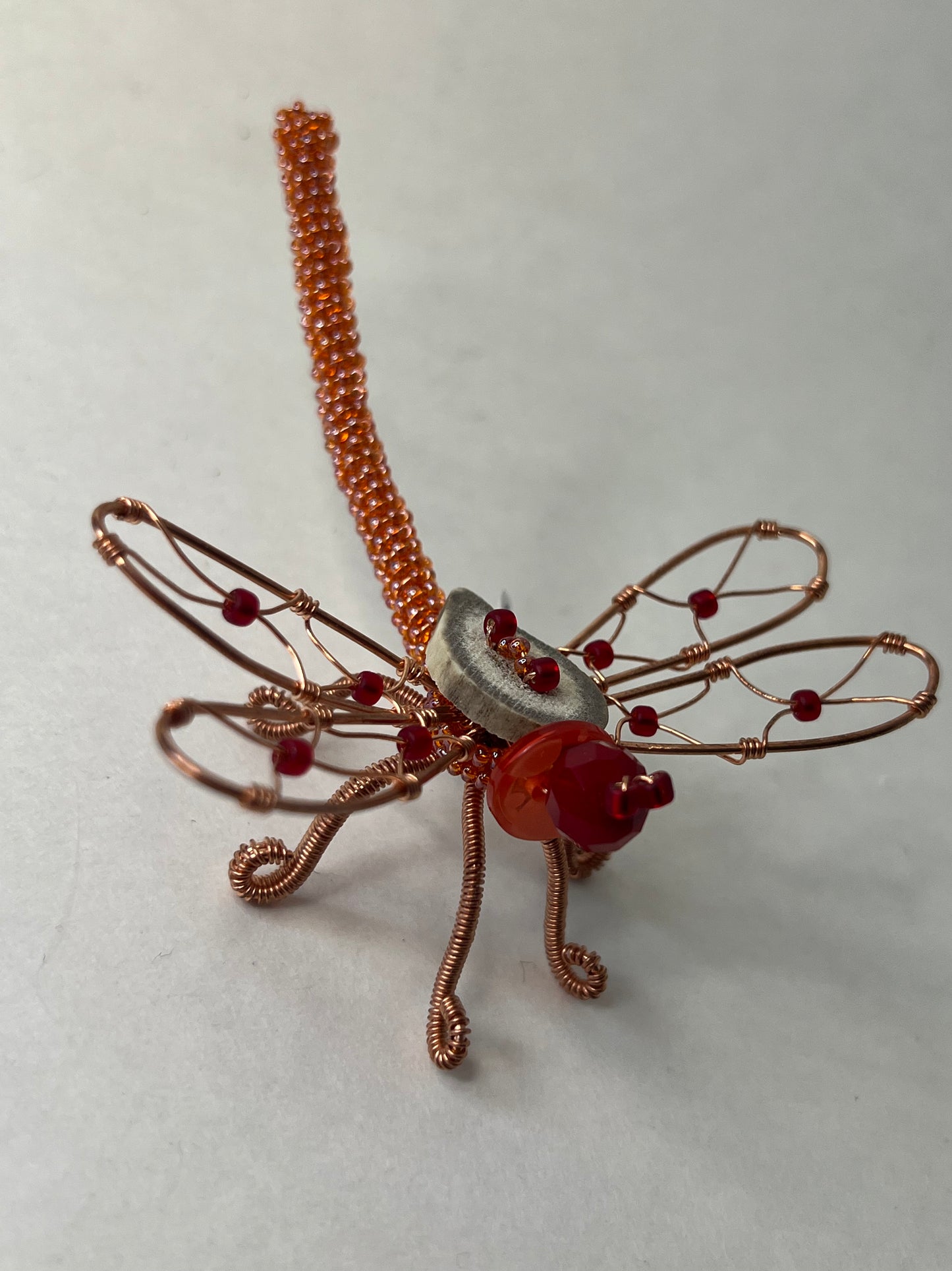 Red Dragonfly Decoration