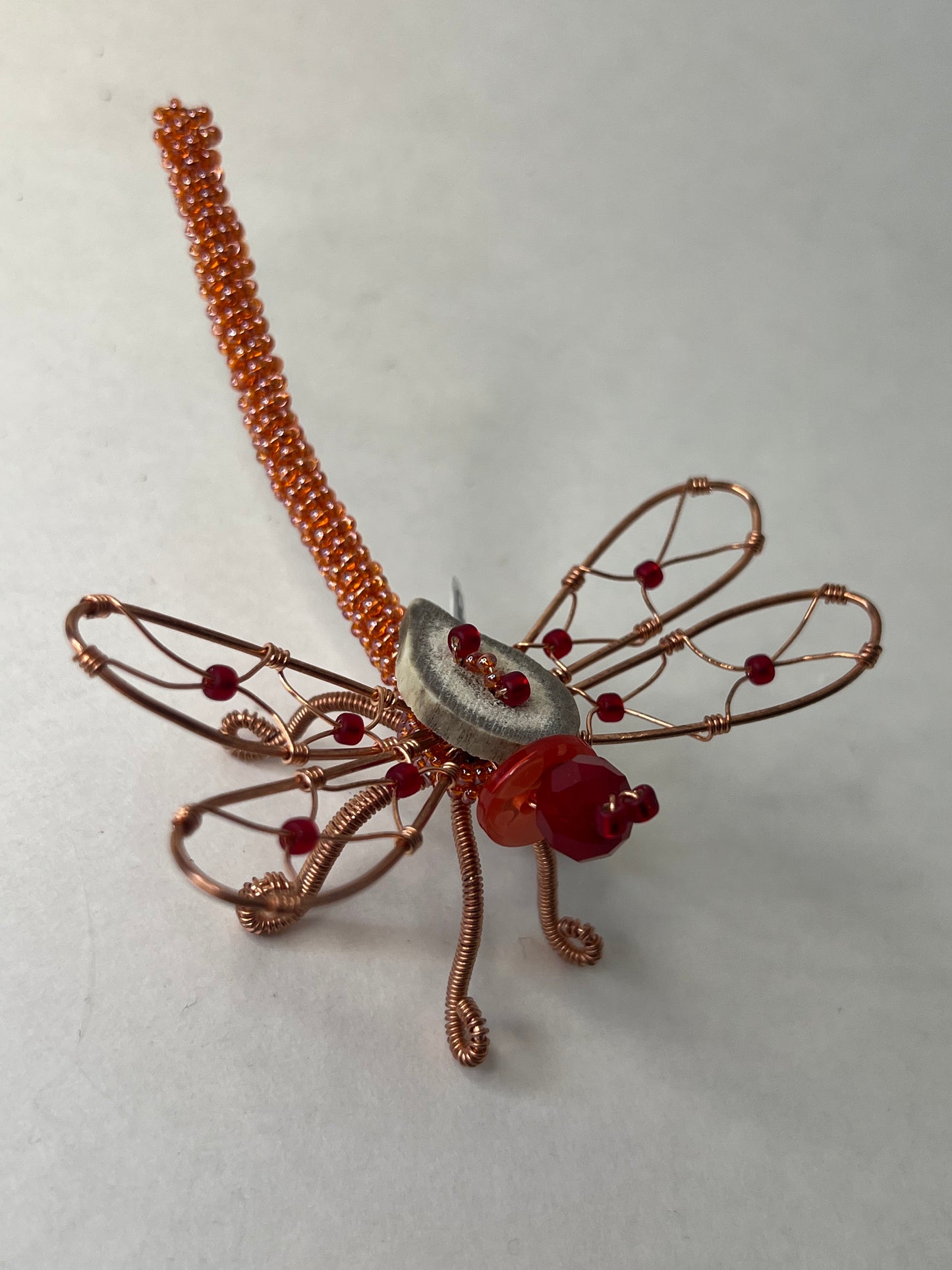 Red Dragonfly Decoration