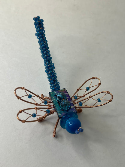 Blue Dragonfly Decoration