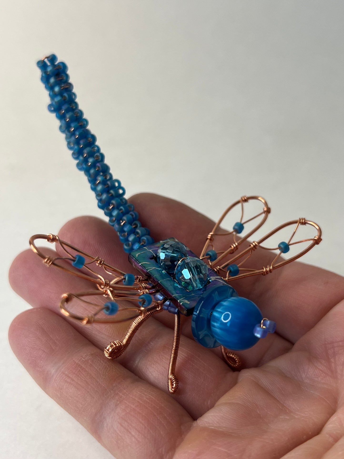 Blue Dragonfly Decoration