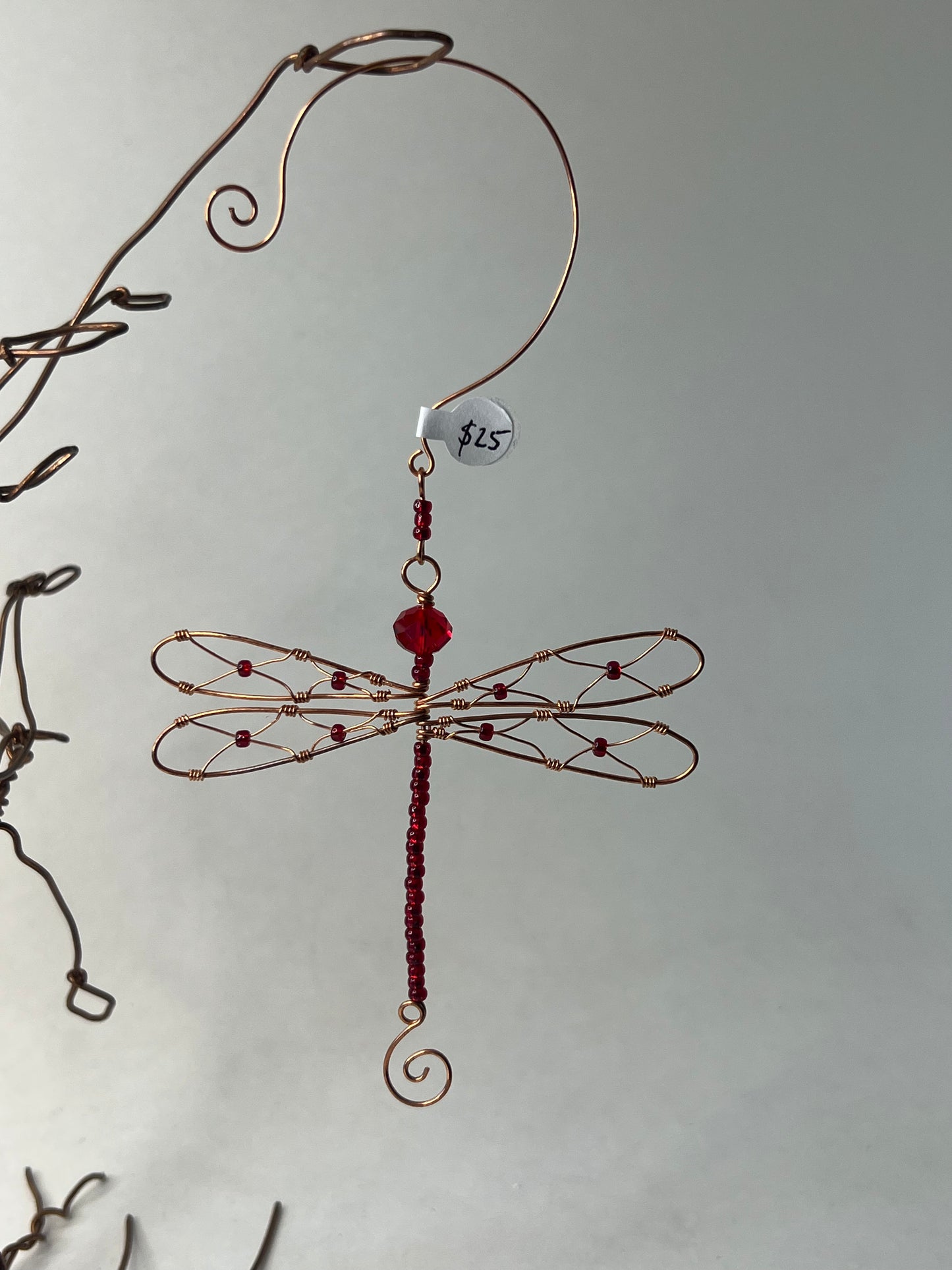 Red Dragonfly Ornament