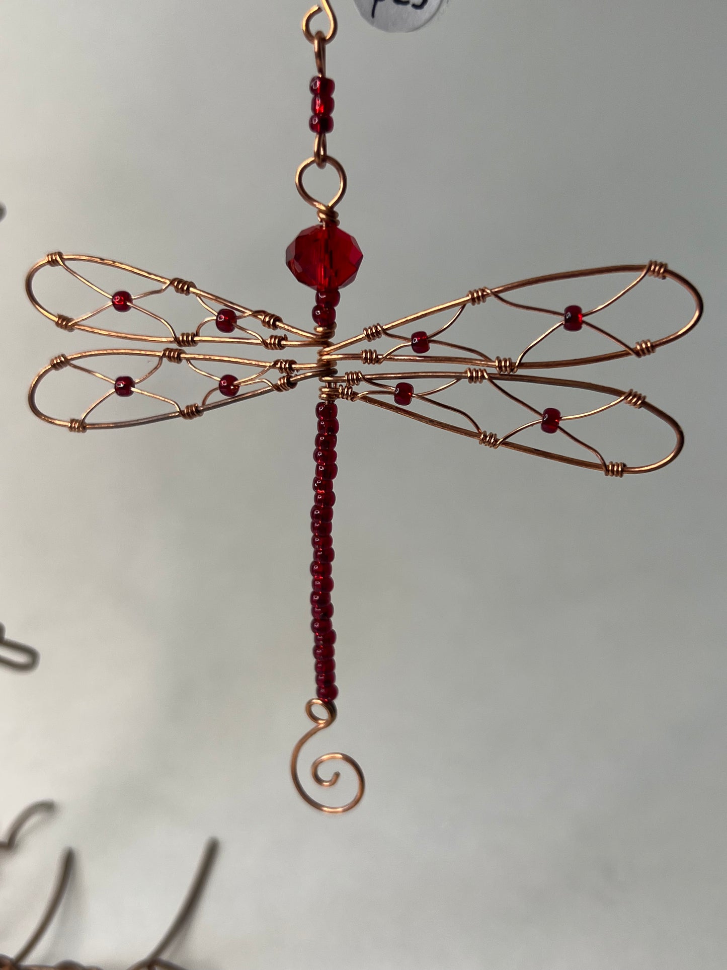 Red Dragonfly Ornament